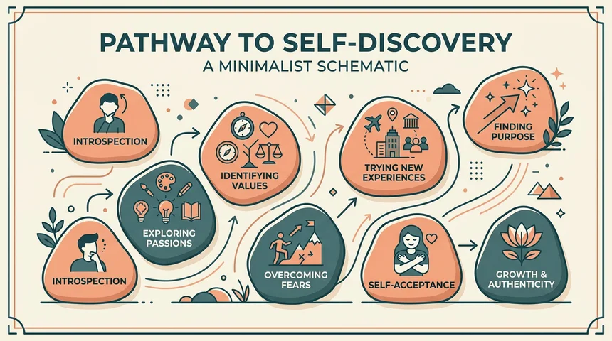 Stepping stones for self-discovery